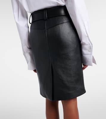Bleistiftrock aus Leder | Saint Laurent
