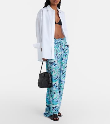 Reese printed palazzo pants | Melissa Odabash