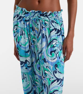 Reese printed palazzo pants | Melissa Odabash