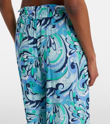 Reese printed palazzo pants | Melissa Odabash