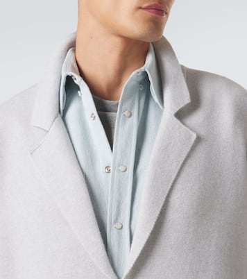 جاكيت بليزر من الكشمير مع تزيين بالجمشت  | God's True Cashmere