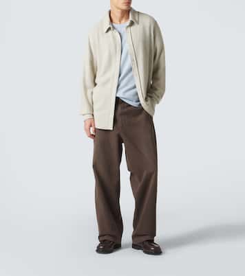 Checked cashmere shirt with quartz | God's True Cashmere
