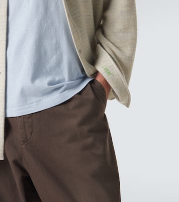 Checked cashmere shirt with quartz | God's True Cashmere