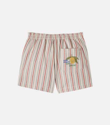 Frankie striped cotton twill shorts | Konges Sløjd