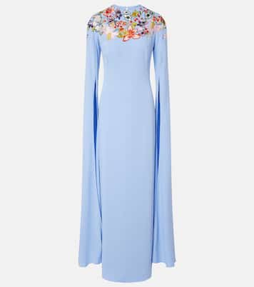 Embroidered gown | Costarellos
