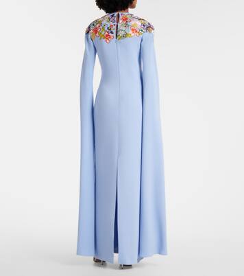 Embroidered gown | Costarellos