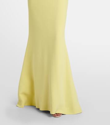 Bow-detail cady gown | Elie Saab