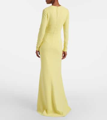 Bow-detail cady gown | Elie Saab