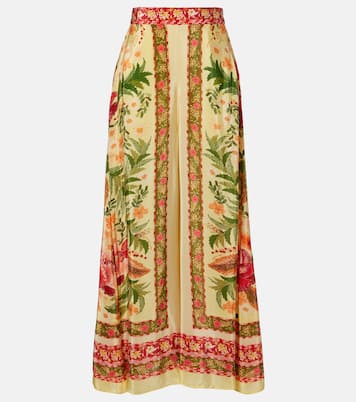 Weite Hose Stitched Garden | Farm Rio