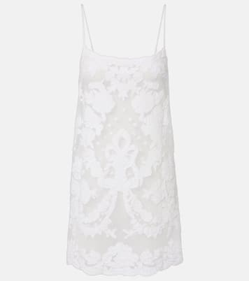 Besticktes Minikleid aus Baumwolle | Juliet Dunn