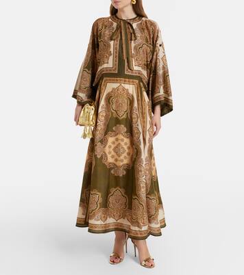 Midikleid Mahon aus Seide | Zimmermann