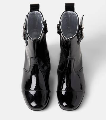 Botas de charol con glitter | Monnalisa