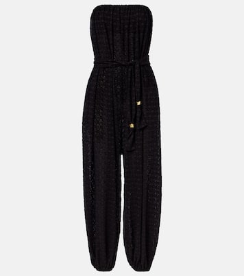 Evening silk and cotton jacquard jumpsuit | Eres