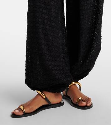 Evening silk and cotton jacquard jumpsuit | Eres