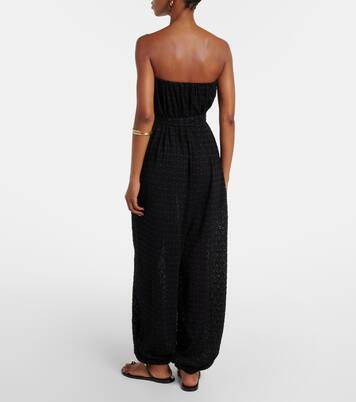 Evening silk and cotton jacquard jumpsuit | Eres