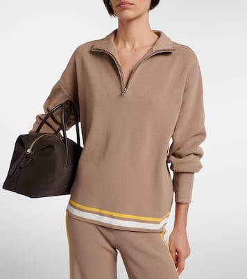 Veneto Carter knitted half-zip sweater | The Upside