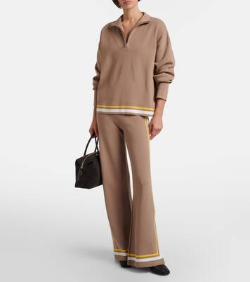 Veneto Carter knitted half-zip sweater | The Upside
