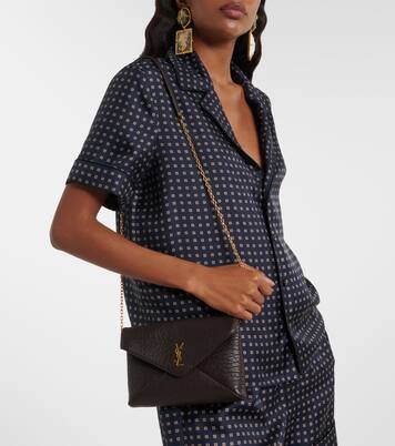 Cassandre Small leather clutch | Saint Laurent