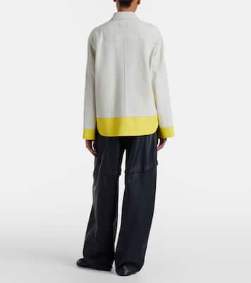 Weite Hose aus Leder | Loewe