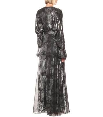 Robe longue imprimée | Halpern