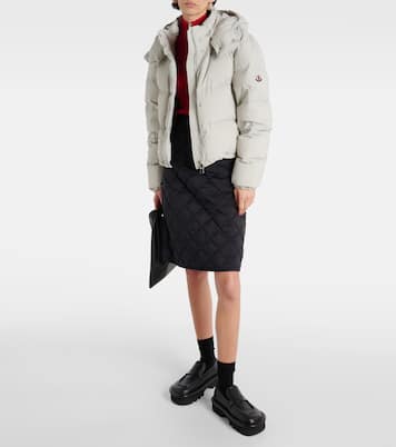 Quilted high-rise down skirt | Moncler