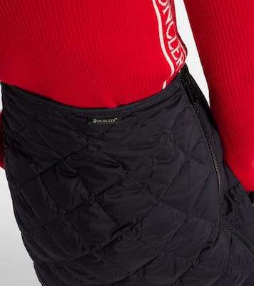 Quilted high-rise down skirt | Moncler