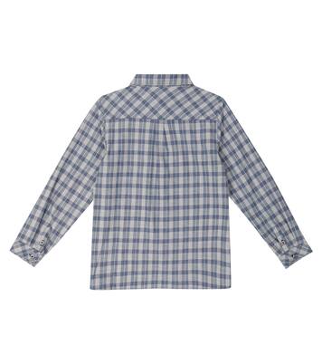 Checked cotton-blend shirt | Tartine et Chocolat