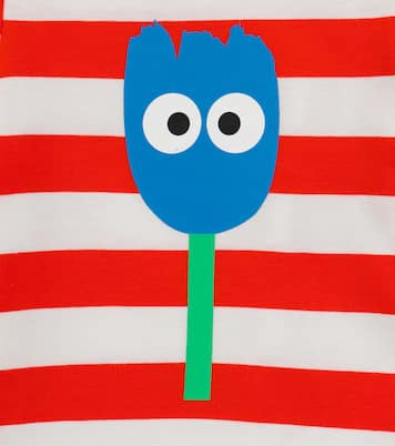 Baby printed striped cotton top | Stella McCartney Kids