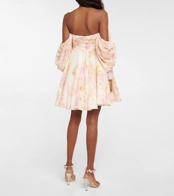 Robe en soie à fleurs | Giambattista Valli