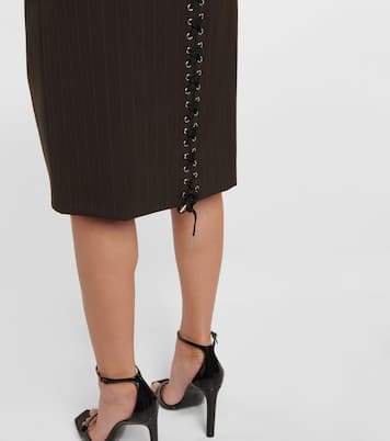 X Lotta Volkova Bleistiftrock aus Wolle | Jean Paul Gaultier