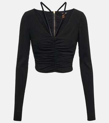 Gerüschtes Cropped-Top | Versace
