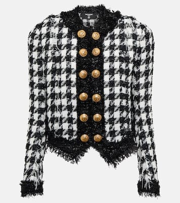 Houndstooth tweed jacket | Balmain