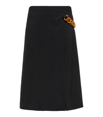 Chain-trimmed midi skirt | Stella McCartney