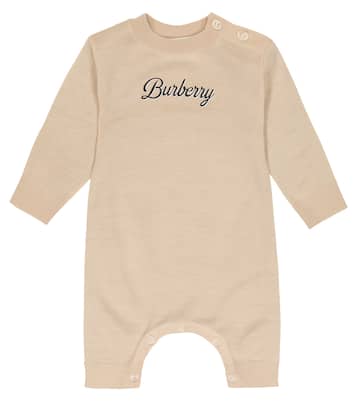 Baby - Tutina in lana con logo | Burberry Kids