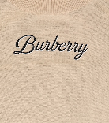 Baby - Tutina in lana con logo | Burberry Kids