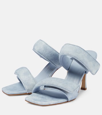Sandalen Perni 03 Uni aus Denim | Gia Borghini