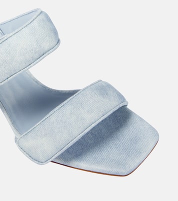 Sandalen Perni 03 Uni aus Denim | Gia Borghini