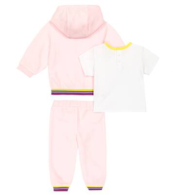 Baby cotton-blend T-shirt, hoodie, and sweatpants set | Marc Jacobs Kids