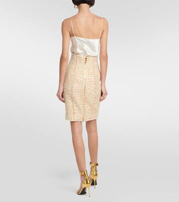 High-rise tweed miniskirt | Balmain