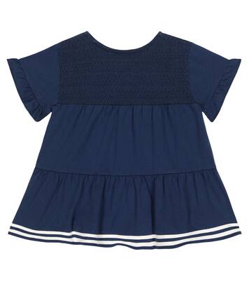 Ruffle-trimmed cotton dress | Polo Ralph Lauren Kids