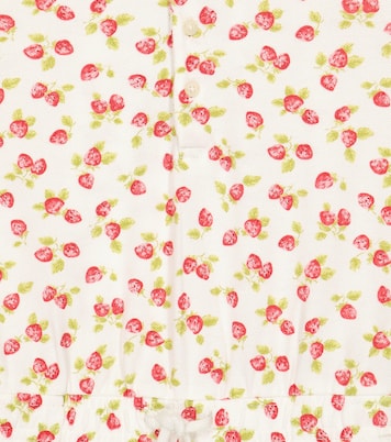Printed cotton-blend playsuit | Polo Ralph Lauren Kids
