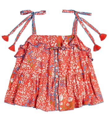 Astra floral top | Poupette St Barth Kids