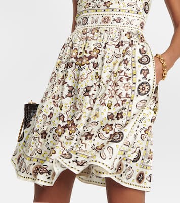 Robe imprimée en soie | Tory Burch