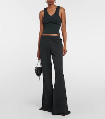 Pantaloni sportivi flared in cotone | Entire Studios