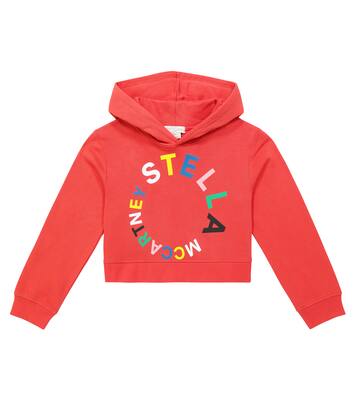 Logo printed cotton jersey hoodie | Stella McCartney Kids