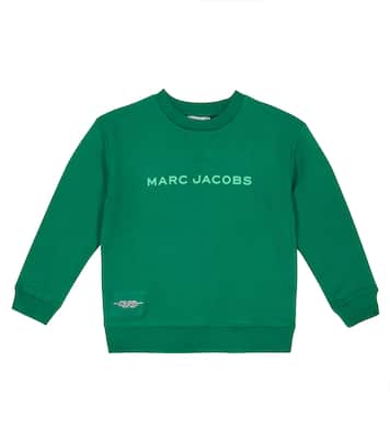 سويت شيرت من القطن المخلوط بلوغو | Marc Jacobs Kids