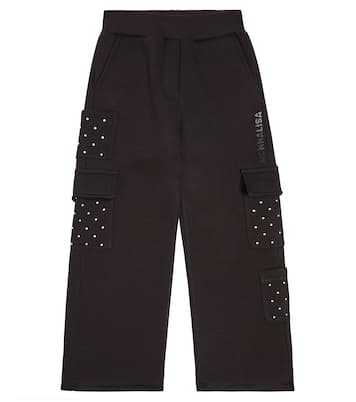 铆钉针织运动裤 | Monnalisa