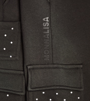 铆钉针织运动裤 | Monnalisa