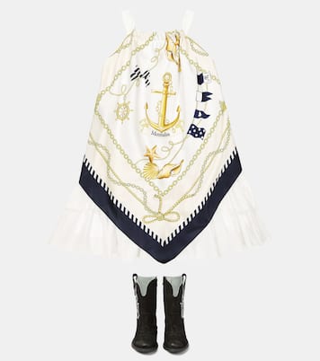 Bottines santiags en cuir | Monnalisa