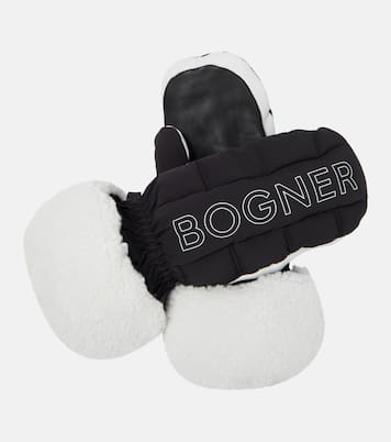 Sabina shearling ski mittens | Bogner